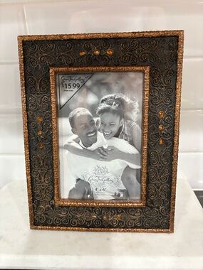 Grove Tree Gallery Bronze-Tone Embossed 4x6 Picture Frame